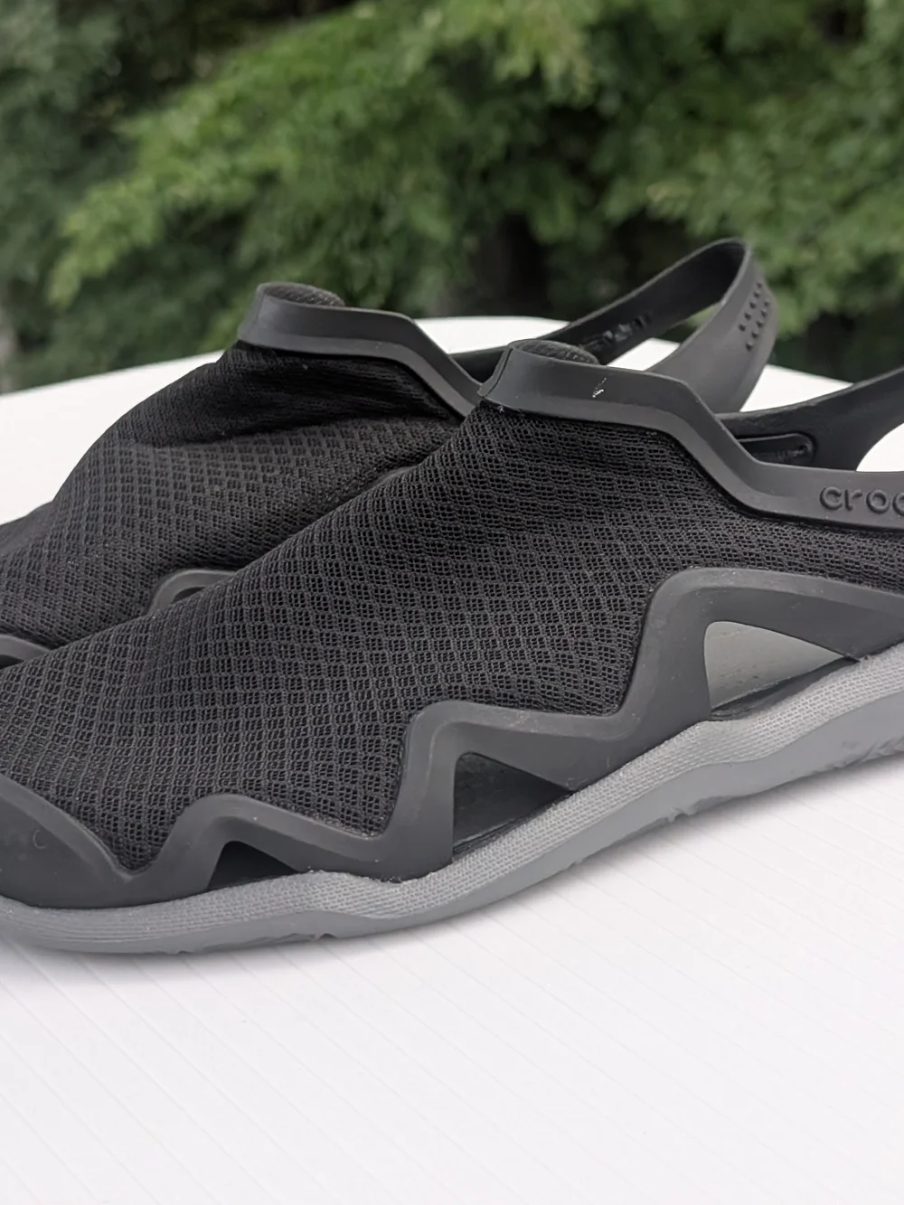 Crocs LiteRide Mesh Slip-On Clog - Black